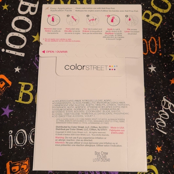 Color Street Boo Crew Glow in Dark NEW Set 👻 - Picture 4 of 5